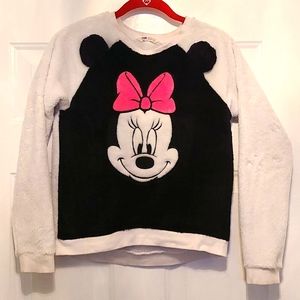 Fluffy Minnie Mouse shirt